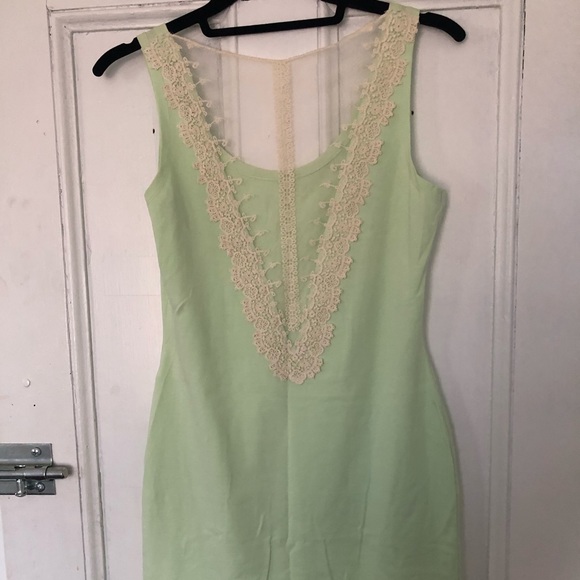 Mint green mini dress - Picture 4 of 4